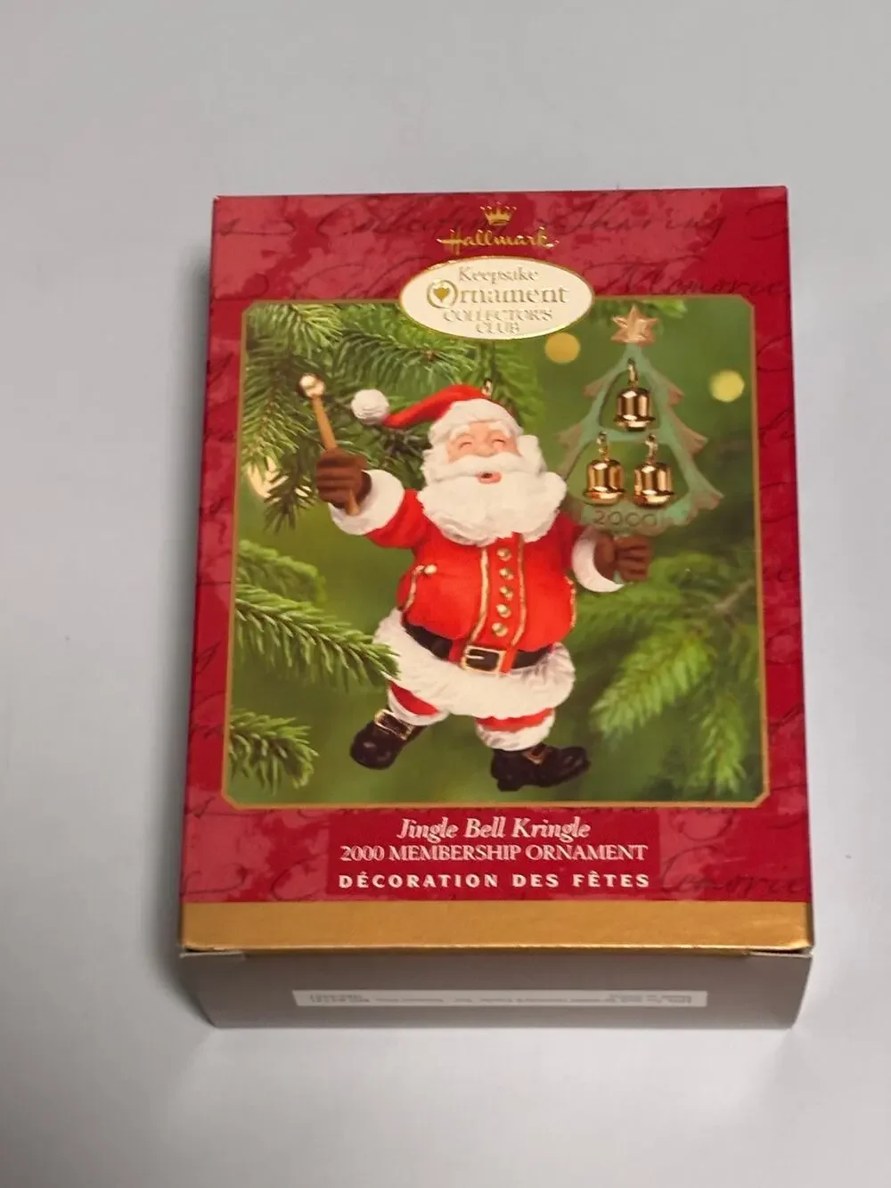 Hallmark Keepsake Ornament Jingle Bell Kringle Membership Christmas Tree 2000